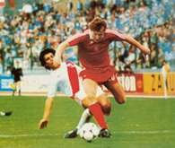 Piłka nożna: Zbigniew Boniek na Mistrzostwach Świata w Hiszpanii, 1982 r. /Encyklopedia Internautica