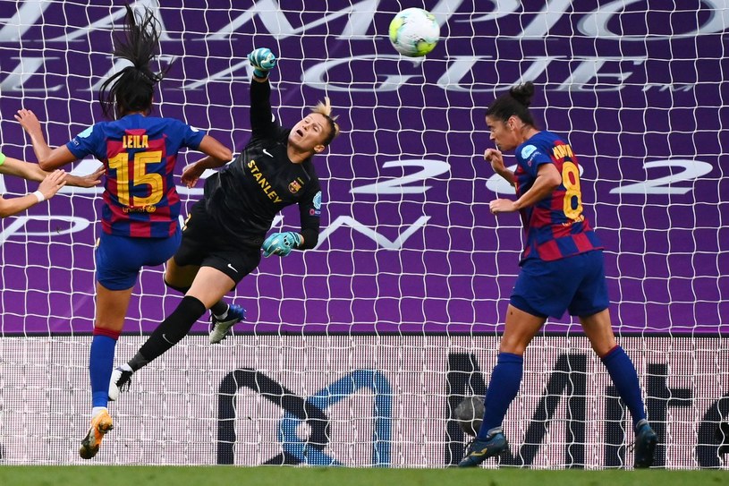 Piłkarki Barcelony /AFP