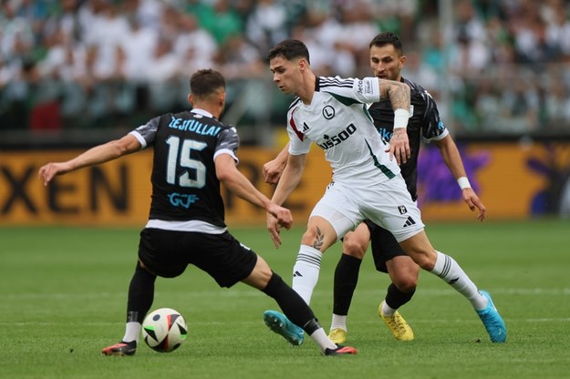 Piłkarska LK - Legia - Drita 2:0 /Leszek Szymański /PAP