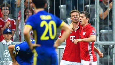 Piłkarska LM: Gole Milika i Lewandowskiego, Barcelona gromi