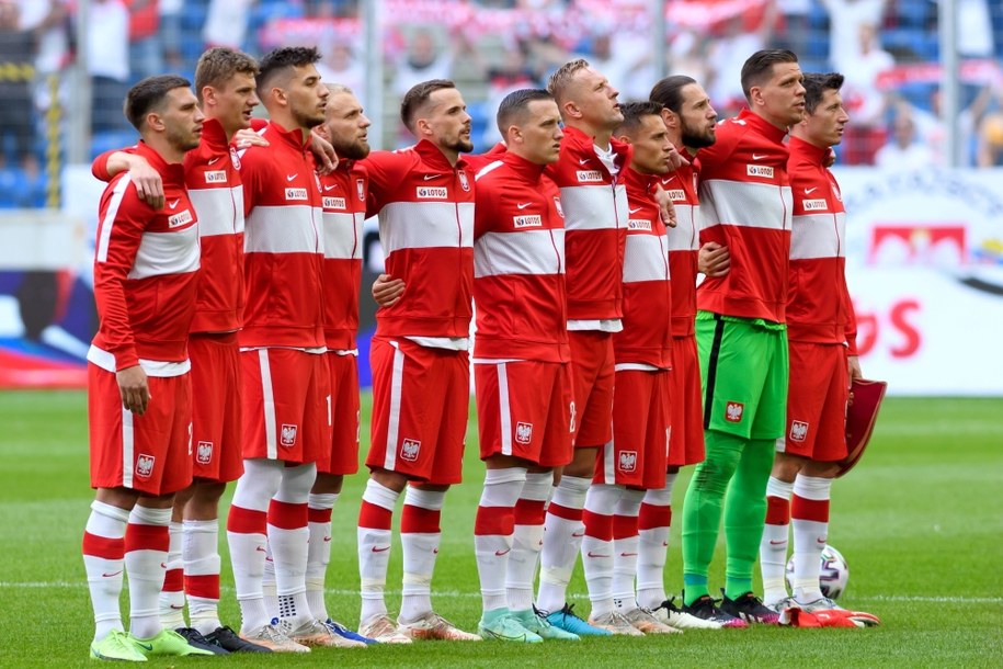 Piłkarska reprezentacja Polski przed meczem towarzyskim z Islandią, na Stadionie Miejskim w Poznaniu /Jakub Kaczmarczyk /PAP