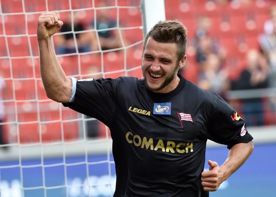 Piłkarz Cracovii Mateusz Szczepaniak /PAP/Jacek Bednarczyk /PAP