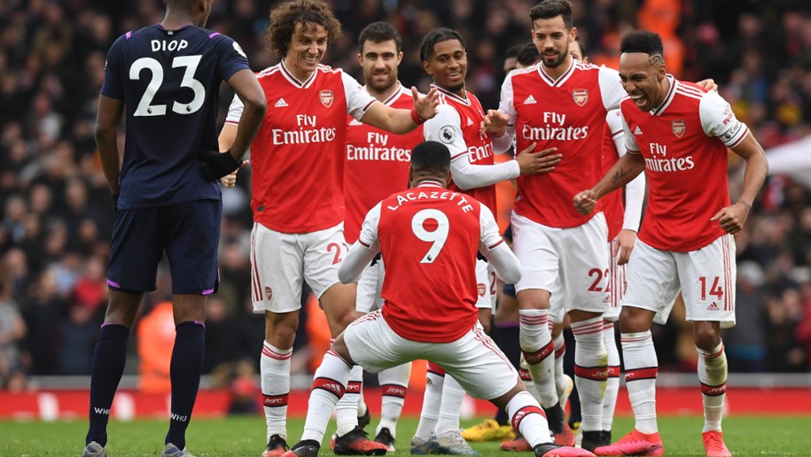 Piłkarze Arsenalu Londyn /NEIL HALL /PAP/EPA