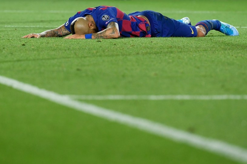 Piłkarze Barcelony rozczarowali we wtorkowym meczu ze Slavią /AFP