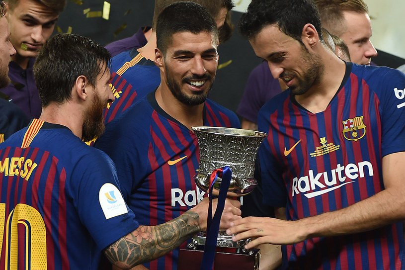 Piłkarze Barcelony /AFP