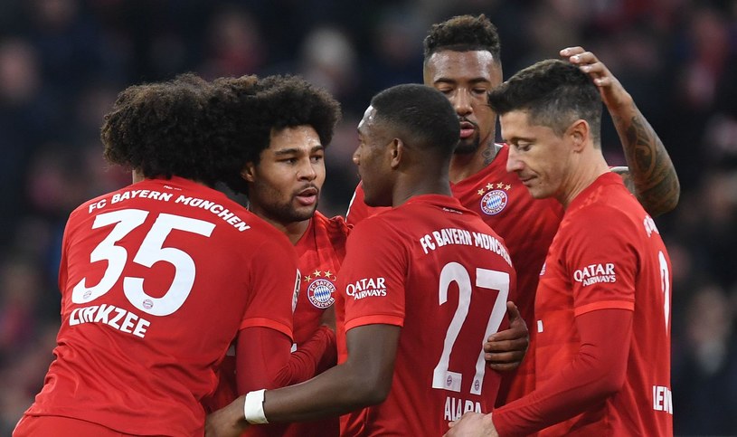 Piłkarze Bayernu Monachium /AFP