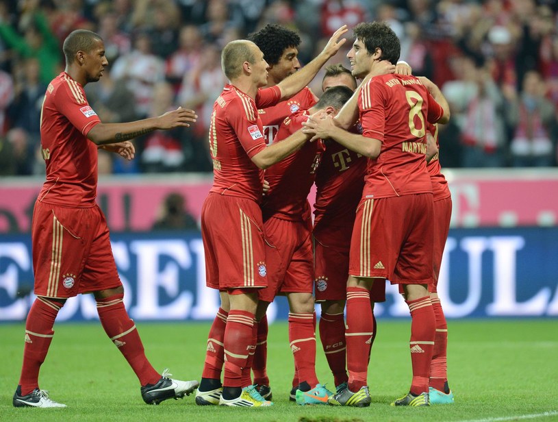 Piłkarze Bayernu są bliscy wyrównania rekordu. /AFP