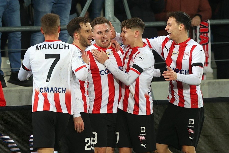 Piłkarze Cracovii /	Łukasz Gągulski /PAP