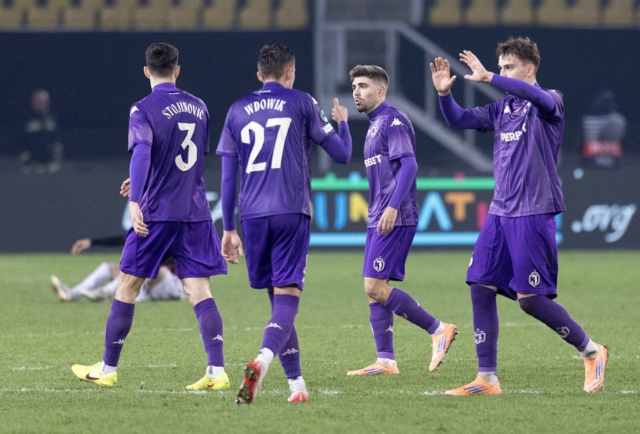 Piłkarze Jagiellonii Białystok /GEORGI LICOVSKI /PAP/EPA