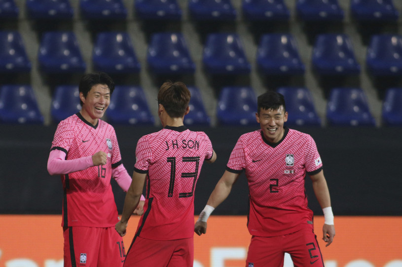 Piłkarze Korei Południowej /AP /East News