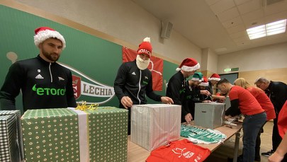 Piłkarze Lechii Gdańsk w Szlachetnej Paczce