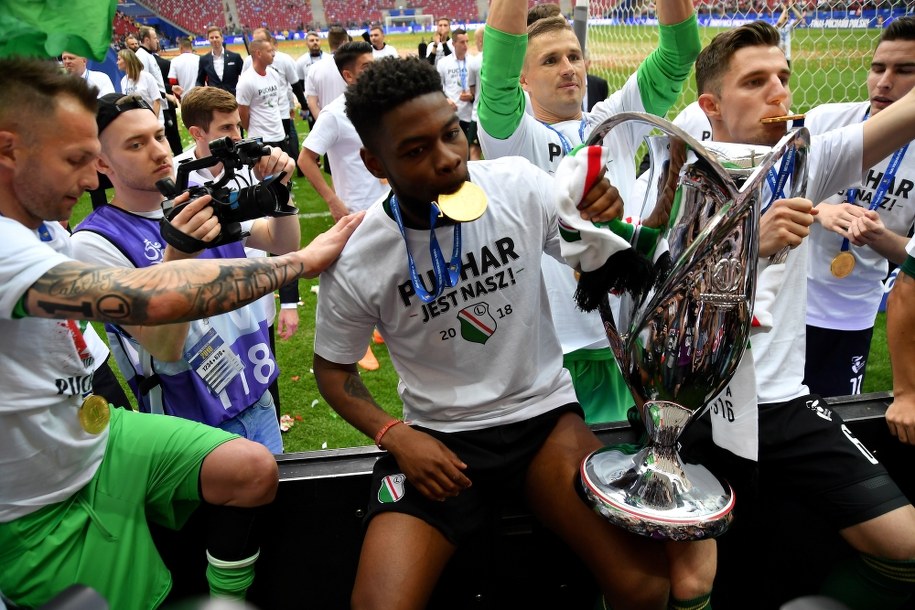 Piłkarze Legii Warszawa po raz 19. zdobyli Puchar Polski /Bartłomiej  Zborowski /PAP