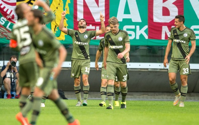 Piłkarze Legii Warszawa /PAP/Maciej Kulczyński  /PAP