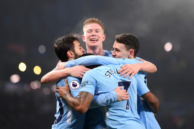 Piłkarze Manchesteru City /Laurence Griffiths /Getty Images
