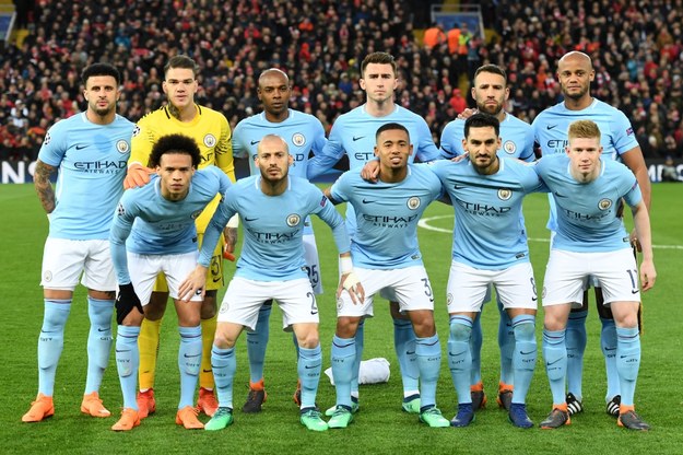 Piłkarze Manchesteru City /AFP