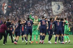 Piłkarze PSG w euforii po triumfie w finale Ligi Mistrzów