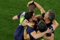Piłkarze PSG w euforii po triumfie w finale Ligi Mistrzów