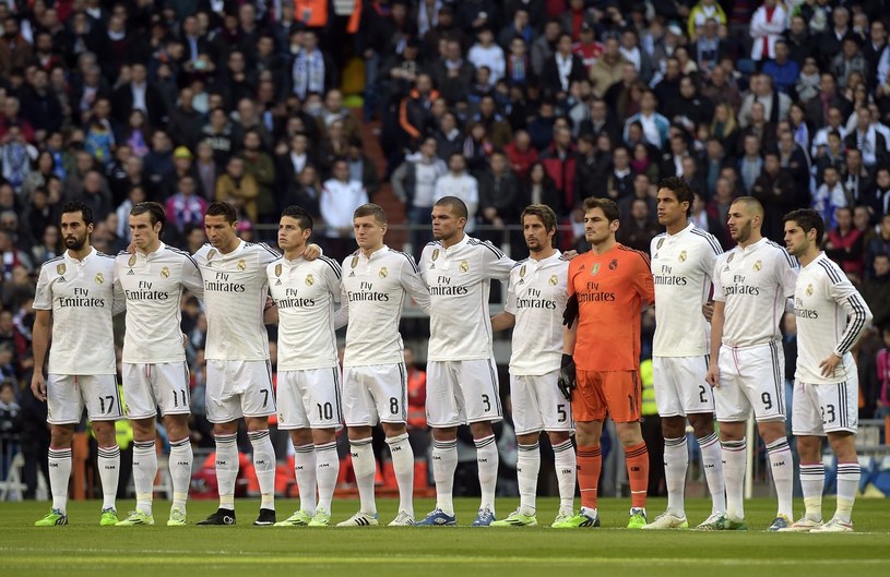 Piłkarze Realu Madryt /AFP