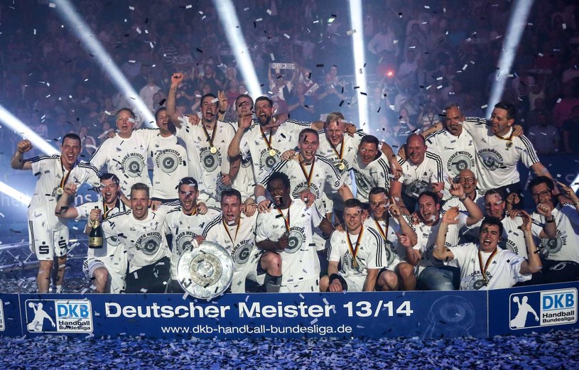 Piłkarze ręczni THW Kiel zostali w tym sezonie mistrzami Niemiec /AFP