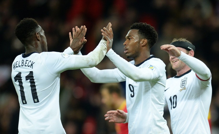 Piłkarze reprezentacji Anglii /ANDY RAIN /PAP/EPA