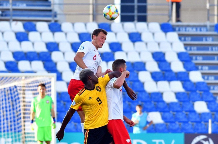 Piłkarze reprezentacji Polski wygrali z Belgią 3:2 (1:1) w Reggio Emilia w pierwszym meczu mistrzostw Europy do lat 21 /PAP/EPA/ALESSIO TARPINI /PAP/EPA