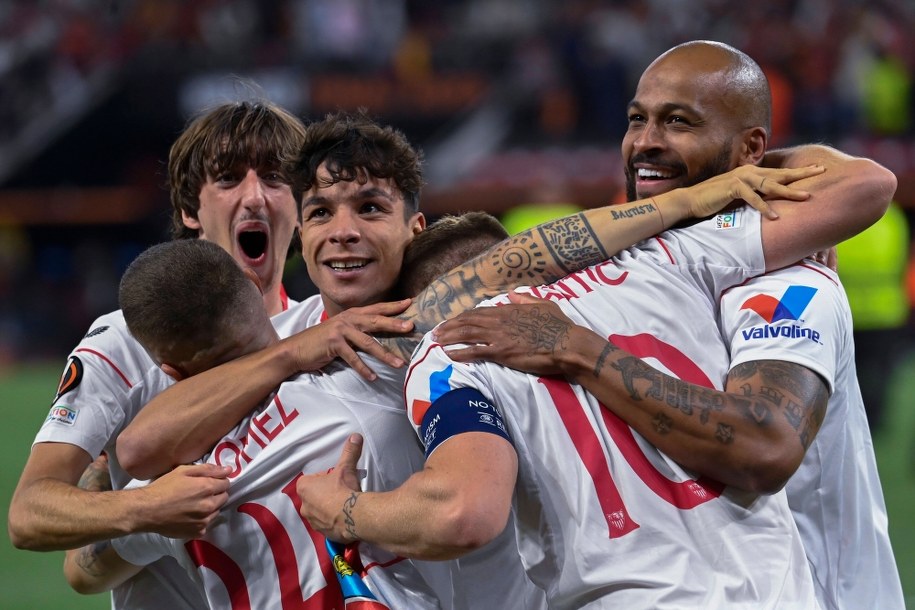 Piłkarze Sevilli wygrali Ligę Europy w sezonie 2022/23 /PAP/EPA