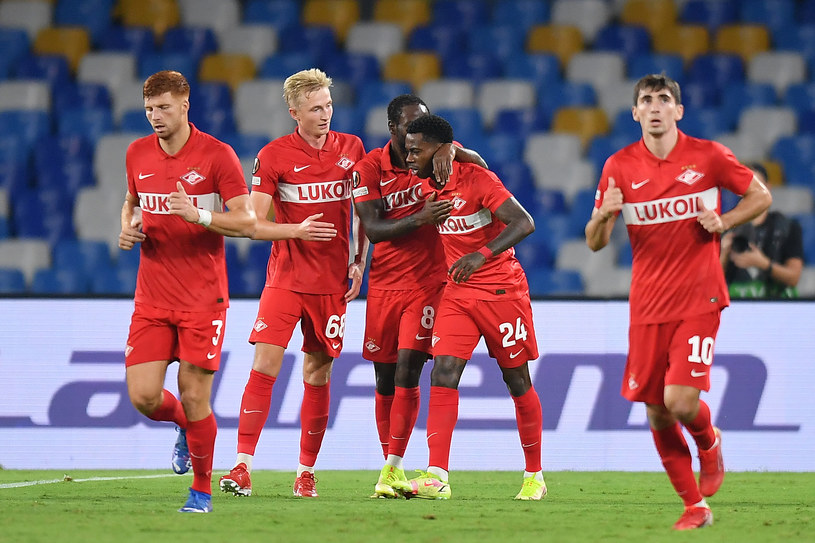 Piłkarze Spartaka Moskwa /Francesco Pecoraro / Stringer /Getty Images