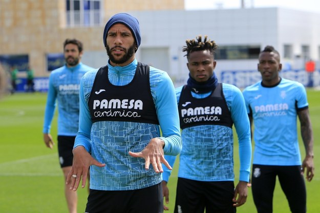 Piłkarze Villarreal podczas treningu /DOMENECH CASTELLO /PAP/EPA