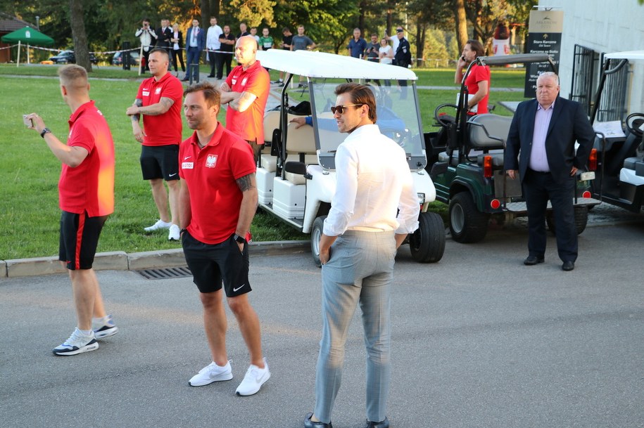 Piłkarze w Arłamowie /Józef Polewka /RMF FM