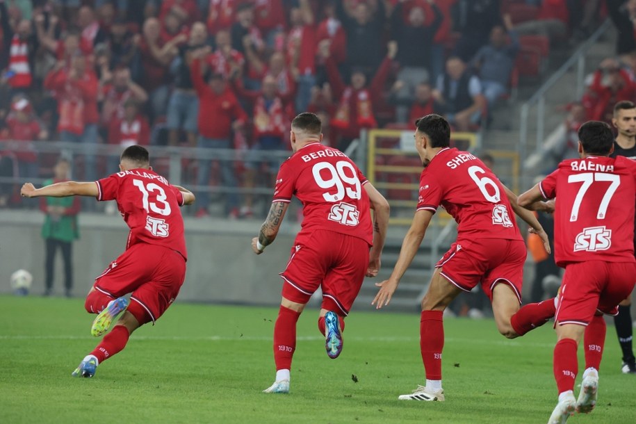 Piłkarze Widzewa Łódź /Marian Zubrzycki /PAP