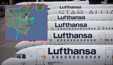 Pilot Lufthansy się wkurzył. Nie uwierzycie, co namalował na niebie