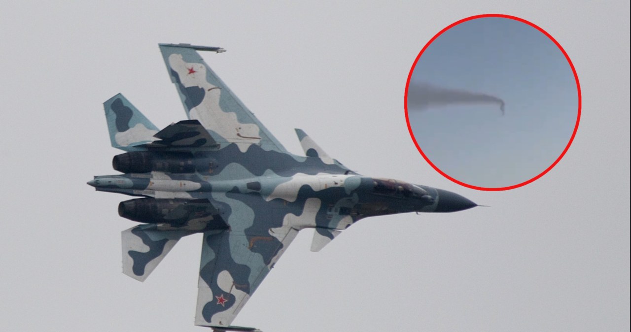 Pilot rosyjskiego Su-30SM w jedną chwilę zmienił się z myśliwego w zwierzynę /Jewgienij Purel, CC BY-SA 3.0 /Wikipedia