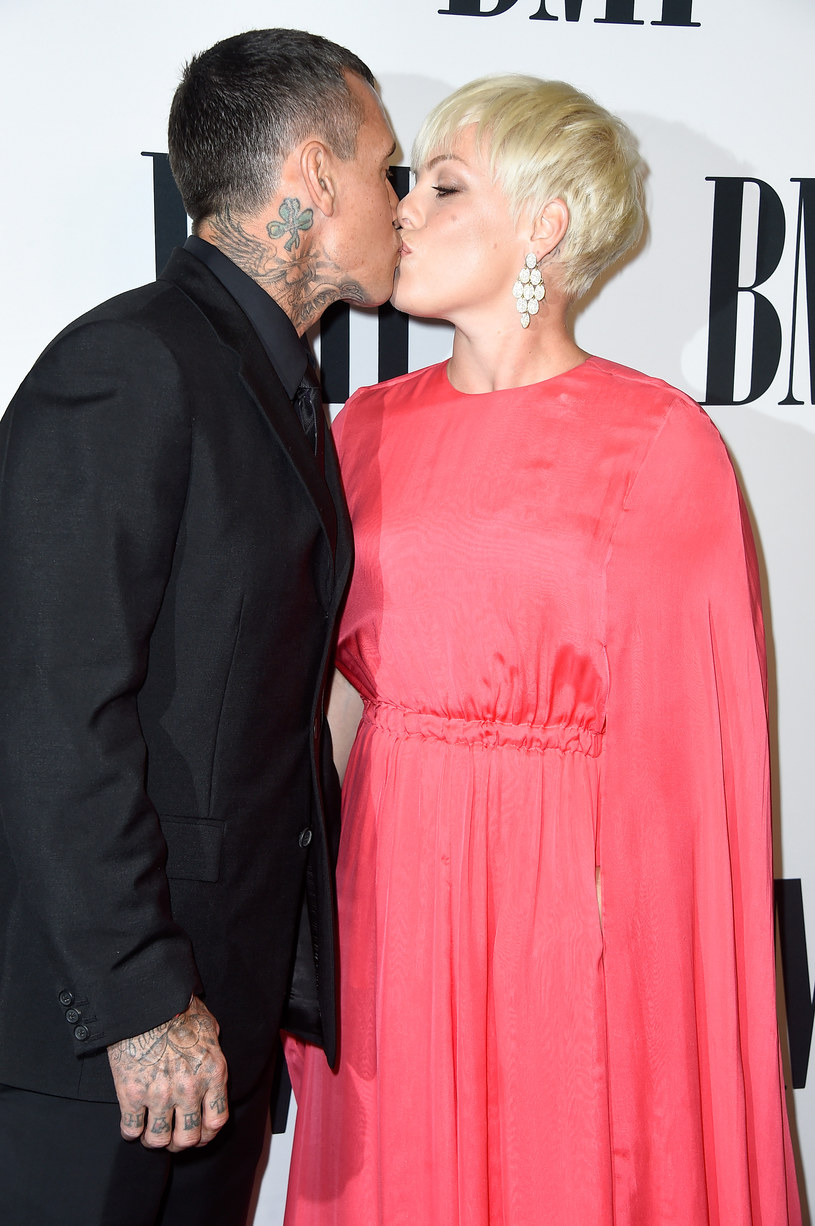 Pink z mężem /Frazer Harrison /Getty Images