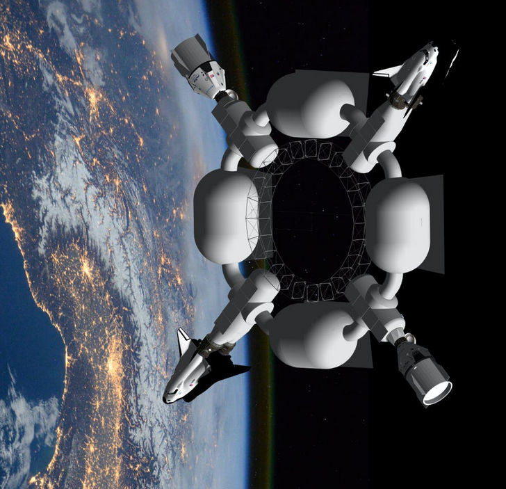 Pioneer Station będzie mniejsze, ale zacznie działać już w 2025 roku /Orbital Assembly /materiały prasowe