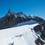 Szczyt w Alpach (4805,59 m n.p.m.).