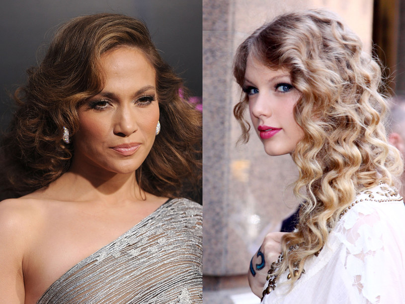 Piosenkarki Jennifer Lopez i Taylor Swift lubią loki &nbsp; /Getty Images/Flash Press Media