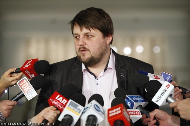 Piotr Apel, poseł ruchu Kukiz'15 /Stefan Maszewski /Reporter