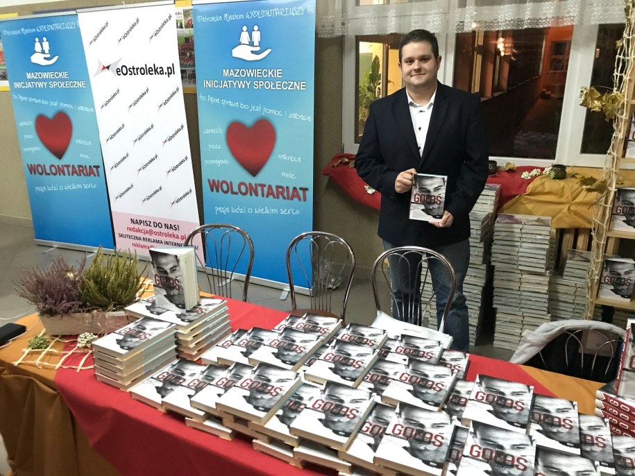 Piotr Bąk, autor książki o Arkadiuszu Gołasiu /Paweł Pawłowski /RMF FM