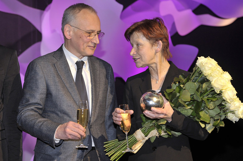 Piotr Cieślak i Jadwiga Jankowska-Cieślak otrzymali w 2012 roku Srebrne Jabłka - nagrodę miesięcznika Pani /AKPA