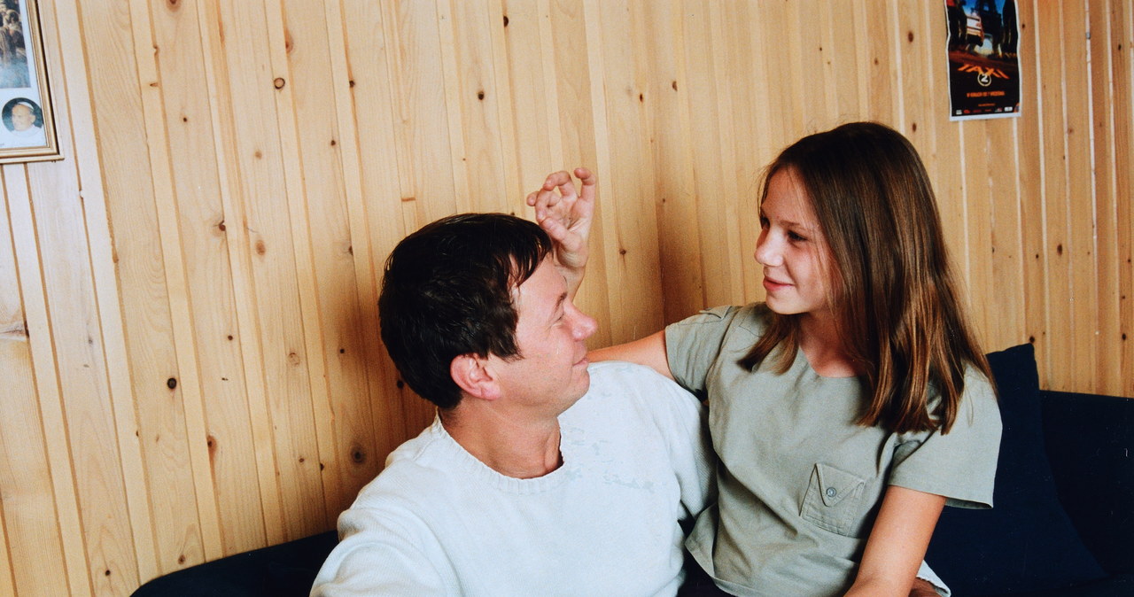 Piotr Cyrwus i jego żona Maja Berełkowska w 2001 roku w Krakowie /brak /Agencja FORUM