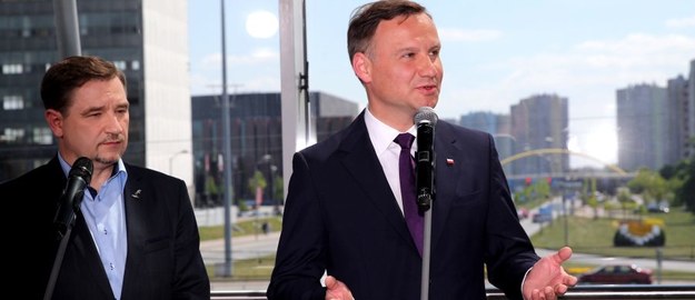 Piotr Duda i Andrzej Duda /Andrzej Grygiel /PAP