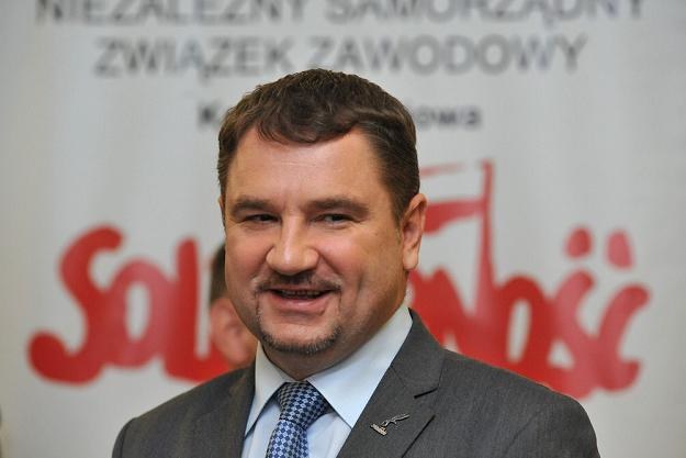 Piotr Duda, lider NSZZ Solidarność. Fot. Wojciech Stróżyk /Reporter