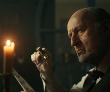 Piotr Fronczewski - kadr z filmu "Akademia Pana Kleksa"