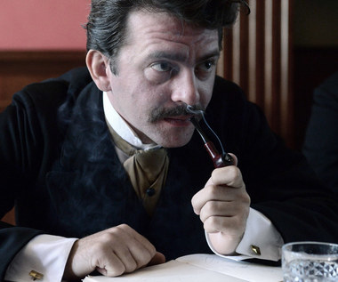 Piotr Głowacki jako Albert Einstein w filmie "Maria Curie"