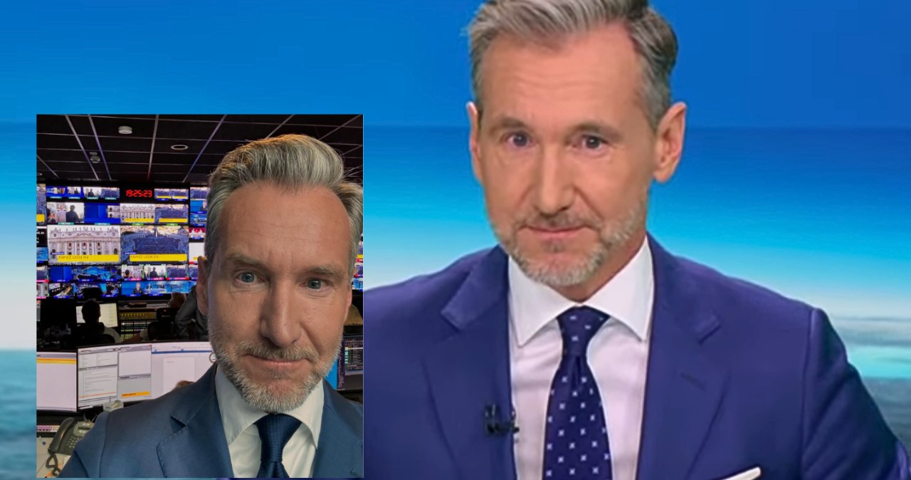 Piotr Kraśko pokazał, co działo się w TVN /Instagram @p_krasko / screen player.pl /materiał zewnętrzny