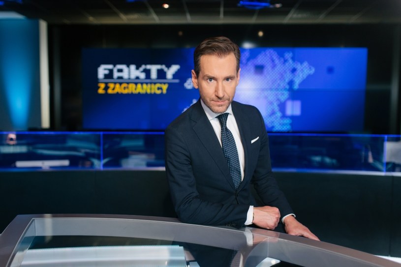 Piotr Kraśko w programie TVN "Fakty z zagranicy" /Piotr Mizerski /TVN