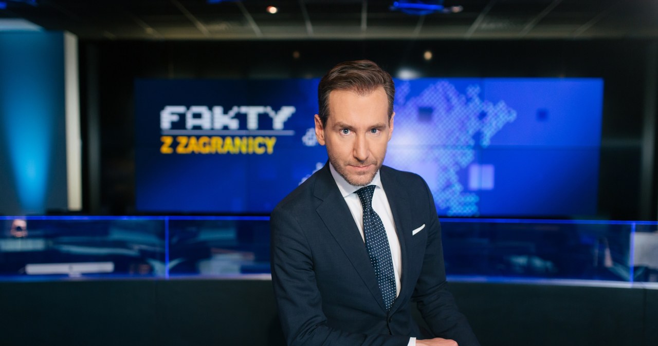 Piotr Kraśko w programie TVN "Fakty z zagranicy" /Piotr Mizerski /TVN