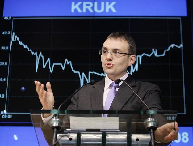 Piotr Krupa, prezes spółki KRUK S.A. /PAP