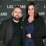 Piotr Liroy-Marzec wraz z żoną na premierze filmu