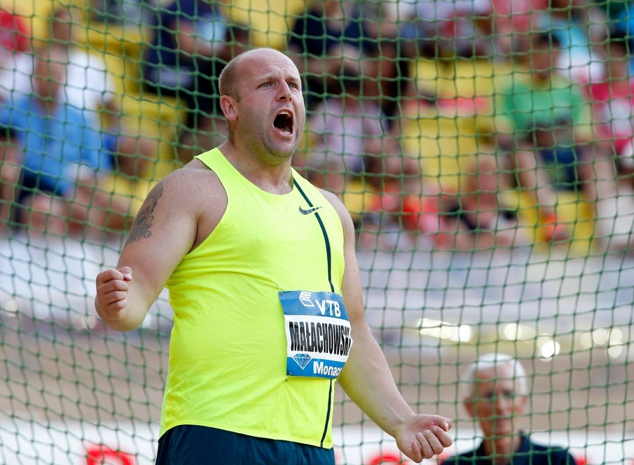 Piotr Małachowski /SEBASTIEN NOGIER  /PAP/EPA